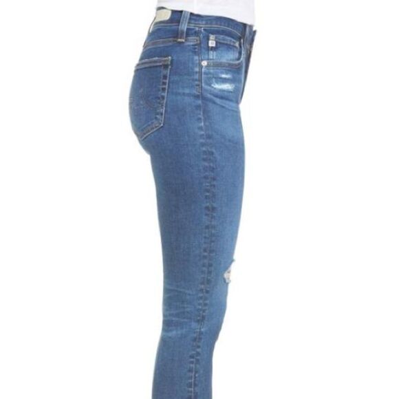 AG The Farrah High Waist Ankle Skinny Jeans (E11) - Picture 3 of 6